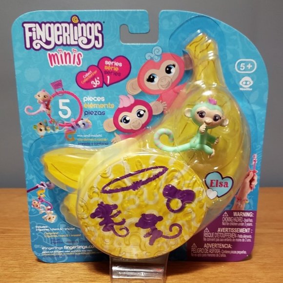 Fingerlings Minis Banana Blister Series 1 - Elsa - Picture 1 of 3